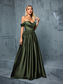 cheap Semi-formal / Cocktail-A-Line Quinceanera Dresses Elegant Dress Formal Wedding Floor Length Sleeveless Strapless Satin Backless with Pleats