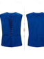 voordelige Gilets-Voor heren Vest Buiten Dagelijks Vintage Lente Herfst Veters Polyester Comfortabel Effen V-hals Normale pasvorm Donker Bruin Zwart Rood Licht Bruin Hesje