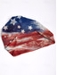 ieftine Accesorii-United States 250th Anniversary Women's American Flag Printed Toque Hat Neck Gaiter Dual Use - Patriotic style soft polyester one size fits most outdoor activities and Fourth of July celebrations