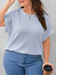 abordables T-shirt grande taille-Femmes Grande taille Hauts T-shirt Couleur Unie Manche Courte Col en V Occasionnel Quotidien Polyester Été Printemps Noir Blanche