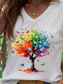 cheap Floral Tank Top-Women&#039;s Floral Graphic Butterfly Camisole Tank Top Vintage Stylish Classic Sleeveless Short Sleeve V Neck Regular Tops Daily Print Black White Pink Red Blue Summer Spring
