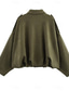 cheap Casual Jackets-Women&#039;s Casual Jacket Comfortable Breathable Pocket Buttons Casual Plain Vacation Street Casual Daily Wear Zipper Short Turndown Regular Fit Long Sleeve Outerwear Black Wine Orange Summer Spring