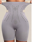 cheap Plain Leggings-Women&#039;s Shapewear Shapewear Short High Waist Plain Elastic Waistband Soft Comfortable High Elasticity Yoga Cuticolor Grey Black Brown Summer Spring Slim Fit