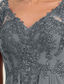 preiswerte Bodenlänge-A-Linie Bodenlang Kleid für Hochzeitsgäste Abendkleid Brautmutterkleid Kurzarm V Ausschnitt Elegant Einfach Hochzeitsgast Formeller Abend Hochzeitsfeier Chiffon mit Einfarbig