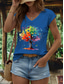cheap Floral Tank Top-Women&#039;s Floral Graphic Butterfly Camisole Tank Top Vintage Stylish Classic Sleeveless Short Sleeve V Neck Regular Tops Daily Print Black White Pink Red Blue Summer Spring