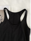 cheap Plain Tank Top-Women&#039;s Camisole Tank Top Solid Color Daily Stylish Casual Sleeveless Scoop Neck Regular Tops Daily Backless Black Light Brown Brown Summer