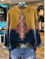cheap Floral Tops-Women&#039;s Shirt Floral Graphic Western Casual Long Sleeve Shirt Collar Regular Tops Work Daily Buttons Print Blush Pink Yellow Red Spring Fall Winter