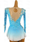 abordables Vestidos de Patinaje Artístico-Vestido de patinaje artístico Mujer Chica Patinaje Sobre Hielo Vestidos Accesorios Violeta Negro Blanco Retazos Malla Licra Encaje Alta elasticidad Competición Ropa de Patinaje Hecho a mano Cristal