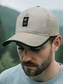 abordables Chapeaux pour hommes-Casquette de baseball en maille respirante pour homme avec visière incurvée – chapeau d'été léger et réglable pour les sports de plein air, la randonnée et les vêtements décontractés