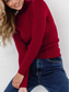 cheap Solid Colors-Women&#039;s Blouse Solid Color Tropical Stylish Casual Long Sleeve Turtleneck Regular Tops Daily Black White Pink Wine Khaki Spring Fall Winter
