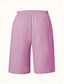 voordelige Bermuda-shorts-Dames korte broek Korte broek Zomer korte broeken Strandshorts Vakantie Modieus Casual Knielengte Hoge taille Effen Trekkoord Zak Comfort Lichtgewicht Zacht Micro-elastisch Buiten Strand Feestdagen