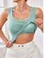 cheap Plain Tank Top-Women&#039;s Camisole Tank Top Solid Color Daily Stylish Casual Sleeveless Scoop Neck Regular Tops Daily Black White Pink Army Green Blue Summer