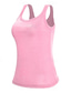 cheap Plain Tank Top-Women&#039;s Camisole Tank Top Solid Color Daily Stylish Casual Sleeveless Scoop Neck Regular Tops Daily Black White Pink Army Green Blue Summer