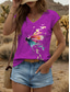 cheap Animals Tank Top-Women&#039;s Graphic Animal Butterfly Camisole Tank Top Vintage Tropical Stylish Sleeveless Short Sleeve V Neck Regular Tops Daily Print Black White Yellow Pink Blue Summer Spring