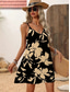 cheap Floral Dress-Women&#039;s Mini Dress Sundress A Line Dress Summer Dress Slip Dress Vacation Casual Outdoor Party Daily Regular Fit Floral Graphic Abstract Sleeveless V Neck Black Summer Spring