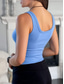 cheap Plain Tank Top-Women&#039;s Camisole Tank Top Solid Color Daily Stylish Casual Sleeveless Scoop Neck Regular Tops Daily Black White Pink Army Green Blue Summer