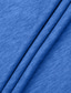 ieftine Tricou casual Henley-Bărbați Tricou Cămașă Henley Tee Top Mânecă scurtă Simplu Modă Designer De Bază Henley Vacanță Stradă Ieșire Vară Kaki Tricou Henley