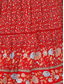 cheap Graphic Skirts-Women&#039;s Skirt A Line Bohemia Casual Maxi High Waist Skirts Floral Print Micro-elastic Street Daily Red Apricot Summer Polyester Rayon