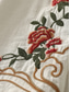 cheap Plain Cotton Linen Pant-Women&#039;s Cotton Linen Pants Chinos Ethnic Style Basic Casual Full Length High Waist Floral Embroidered Pocket Elastic Waist Comfort Outdoor Micro-elastic Vacation Street Daily Khaki Beige Summer