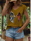 voordelige Humor &amp; Citaten Tanktop-Dames tanktop met grafische letters, vintage, stijlvol, klassiek, mouwloos, korte mouwen, V-hals, normale tops, dagelijkse vakantiekleding, print, zwart, wit, rood, blauw, paars, zomer, lente