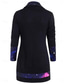 cheap Floral Tops-Women&#039;s Blouse Ombre Stylish Casual Long Sleeve Cowl Neck Long Tops Daily Buttons Print Black Purple Green Spring Fall Winter