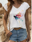 cheap Animals Tank Top-Women&#039;s Graphic Animal Butterfly Camisole Tank Top Vintage Tropical Stylish Sleeveless Short Sleeve V Neck Regular Tops Daily Print Black White Yellow Pink Blue Summer Spring