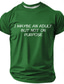 cheap Men&#039;s Funny T shirts-Men&#039;s Funny Slang T Shirt Short Sleeve T shirt 3D Print Crew Neck Shirt Fashion Daily Basic Street Casual Daily Black Red Blue Summer Spring All Seasons Clothing Apparel S M L XL XXL XXXL