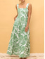 cheap Floral Dress-Women&#039;s Maxi Dress A Line Dress Slip Dress Vacation Casual Boho Outdoor Going out Regular Fit Floral Sleeveless Halter Neck White Yellow Blue Orange Summer Spring