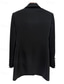 cheap BLACK-Couture Style Crystal-embellished Double Breasted Blazer Mini Tuxedo Dress Sheath / Column Evening Gown Elegant Dress Formal Evening Party Peak Lapel and Pockets