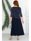 preiswerte Knöchellänge-A-Linie Bodenlang Partykleid Cocktailkleid Kleid für Hochzeitsgäste Brautmutterkleid Dreiviertelarm Rundhalsausschnitt Elegant Einfach Minimalistisch Formell Hochzeitsgast Chiffon Perlen-Spitze mit