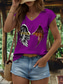 voordelige Humor &amp; Citaten Tanktop-Dames tanktop met grafische letters, vintage, stijlvol, klassiek, mouwloos, korte mouwen, V-hals, normale tops, dagelijkse vakantiekleding, print, zwart, wit, rood, blauw, paars, zomer, lente