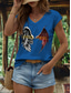 voordelige Humor &amp; Citaten Tanktop-Dames tanktop met grafische letters, vintage, stijlvol, klassiek, mouwloos, korte mouwen, V-hals, normale tops, dagelijkse vakantiekleding, print, zwart, wit, rood, blauw, paars, zomer, lente