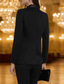 ieftine Blazere și veste-Pentru femei Blazer Palton Sport Oficial Invitat la nunta Elegant Manșon Lung Șap de rețea Cu Un Nasture