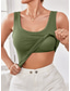 cheap Plain Tank Top-Women&#039;s Camisole Tank Top Solid Color Daily Stylish Casual Sleeveless Scoop Neck Regular Tops Daily Black White Pink Army Green Blue Summer