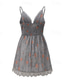preiswerte Western Boho Kleid-Damen Minikleid Boho-Kleid Blumenkleid Druckkleid Westernkleid Klassisch Modern Täglich Outdoor Urlaub Normale Passform Blume Ärmellos V Ausschnitt Khaki Sommer