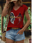 voordelige Humor &amp; Citaten Tanktop-Dames tanktop met grafische letters, vintage, stijlvol, klassiek, mouwloos, korte mouwen, V-hals, normale tops, dagelijkse vakantiekleding, print, zwart, wit, rood, blauw, paars, zomer, lente