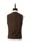 billige Herrevest-Herre Tweedvest Veste Formell Bryllup Feriereise Avslappet Årgang Mote Vår Høst Lomme Knapper Polyester Tweed Bekvem عادي Fiskebein Enkeltkneppet V-hals Med åpning Normal Sølv Svart Burgunder Navyblå