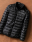 abordables Manteaux &amp; vestes-Homme Manteau d'Hiver Doudoune Veste Matelassée Avec Poches 50% duvet de canard blanc Vacances Tenue quotidienne Date Régulier Mode Occasionnel Confortable Chaleur Thermique Automne &amp; Hiver Couleur
