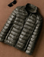 abordables Manteaux &amp; vestes-Homme Manteau d'Hiver Doudoune Veste Matelassée Avec Poches 50% duvet de canard blanc Vacances Tenue quotidienne Date Régulier Mode Occasionnel Confortable Chaleur Thermique Automne &amp; Hiver Couleur