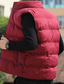 halpa Miesten Pufferi Liivi-Miesten Puffer Vest Liivi Gilet Loma Päivittäin Deitti Muoti Vapaa-aika Talvi Tasku Polyesteri Pidä lämpimänä Mukava Yhtenäinen väri Vetoketju Stand-kaula-aukko Normaali Musta Rubiini Sininen Harmaa