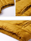 preiswerte Herren Steppweste-Herren Steppweste Weste Gilet Urlaub Täglich Date Mode Lässig Winter Tasche Nylon Warm Bequem Einfarbig Reisverschluss Stehkragen Normale Passform Schwarz Gelb Wein Armeegrün Weste