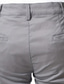 preiswerte Chinos-Herren Hose Chinos Faltenhose Tasche Knöpfe Einfach Komfort Formell Party Arbeit Mode Klassicher Stil Schwarz Wein Mikroelastisch