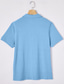 abordables Polo Classique pour Hommes-Homme Polo à fermeture éclair Texturé Vacances Occasionnel Revers Zip quart Manche Courte Mode Basique Uni A côtes Quart de zip Été Coupe Slim Bleu Ciel Blanche bleu marine Gris Polo à fermeture