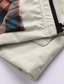 abordables veste de sport-Homme Manteau d'hiver Veste d'Hiver Manteau de sport Imperméable Extérieur Camping et randonnée Etanche Coupe-vent Zippé Poche Automne Hiver Couleur unie Mode Vêtement de rue Capuche Normal Vin Noir