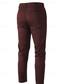 preiswerte Chinos-Herren Hose Chinos Faltenhose Tasche Knöpfe Einfach Komfort Formell Party Arbeit Mode Klassicher Stil Schwarz Wein Mikroelastisch