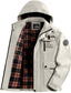 abordables veste de sport-Homme Manteau d'hiver Veste d'Hiver Manteau de sport Imperméable Extérieur Camping et randonnée Etanche Coupe-vent Zippé Poche Automne Hiver Couleur unie Mode Vêtement de rue Capuche Normal Vin Noir