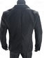 ieftine Sacouri clasice pentru bărbați-Bărbați Blazer Afaceri Petrecere cu cocktail Petrecere Nuntă Modă Casual Primăvară Toamnă Poliester Simplu Buzunar Nasturi Comfortabil Cu Un Nasture Blazer Negru Roșu-aprins Albastru piscină Mov