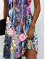 cheap Floral Dress-Women's Mini Dress Casual Dress Sundress Summer Dress Elegant Casual Vacation Daily Holiday Regular Fit Floral Graphic Boho Paisley Damask Sleeveless V Neck Fuchsia Summer Spring