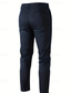 preiswerte Chinos-Herren Hose Chinos Faltenhose Tasche Knöpfe Einfach Komfort Formell Party Arbeit Mode Klassicher Stil Schwarz Wein Mikroelastisch