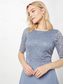 billige Te Lengde-A-linje Knelengde Festkjole Cocktail Kjole Gjestekjole til bryllup Kjole til brudens mor Halvlange ermer Øsehals Elegant Petit Bryllupsgjest Cocktailfest Bryllupsfest Chiffon med Plissert Ensfarget